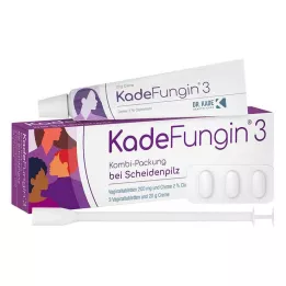 KADEFUNGIN 3 combip.20 g krém+3 hüvelytabletta, 1 db