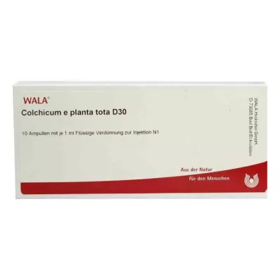 COLCHICUM E planta tota D 30 ampulla, 10X1 ml COLCHICUM E planta tota D 30 ampulla, 10X1 ml