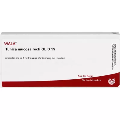 TUNICA nyálkahártya recti GL D 15 ampulla, 10X1 ml