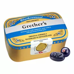 GRETHERS Fekete ribizli ezüst zf.Past.tin, 440 g