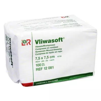 VLIWASOFT 7,5x7,5 cm-es nem szőtt kompresszek nem steril 4l., 100 db VLIWASOFT 7,5x7,5 cm-es nem szőtt kompresszek nem steril 4l., 100 db