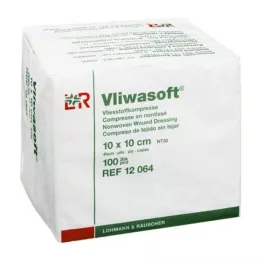 VLIWASOFT Nem szőtt borogatás 10x10 cm nem steril 4l., 100 db