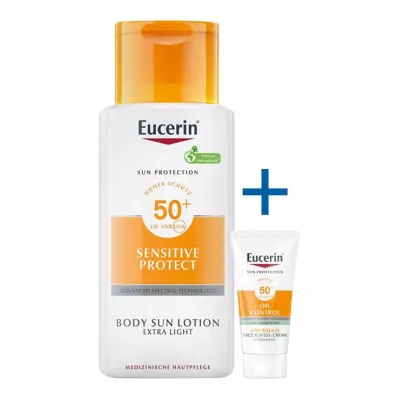 Eucerin Naptej Extra Light LSF 50+, 150 ml