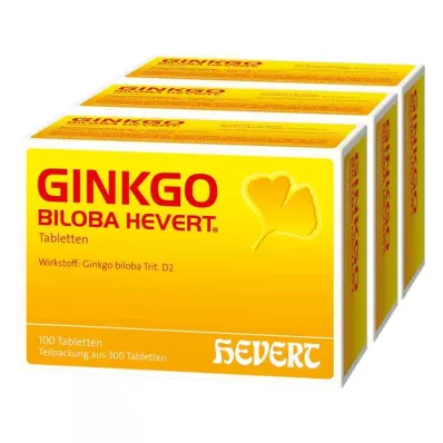 GINKGO BILOBA HEVERT Tabletták, 300 db GINKGO BILOBA HEVERT Tabletták, 300 db