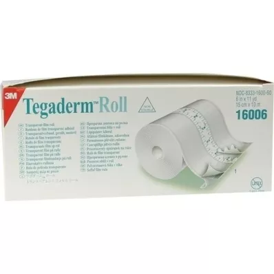 TEGADERM 3M Gipsz 15 cmx10 m tekercs 16006, 1 db