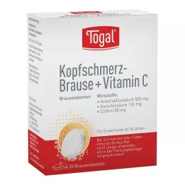 TOGAL Fejfájás pezsgőtabletta + C-vitamin pezsgőtabletta, 20 db