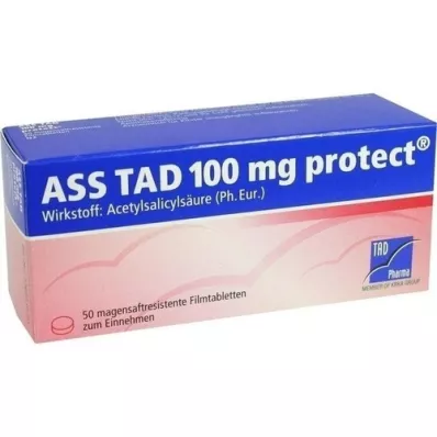 ASS TAD 100 mg protect bélsavmentes filmtabletta, 50 db