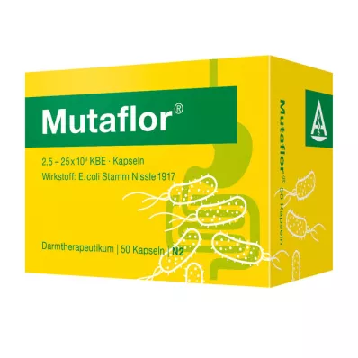 MUTAFLOR bélsavval bevont kemény kapszula, 50 db