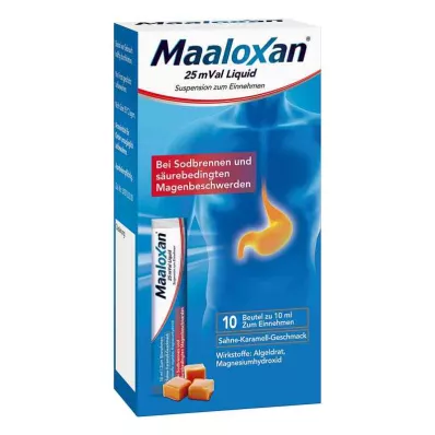 MAALOXAN 25 mVal folyadék, 10X10 ml