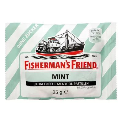 FISHERMANS FRIEND cukor nélküli menta pasztillák, 25 g