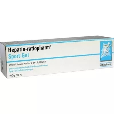 HEPARIN-RATIOPHARM Sport gél, 100 g