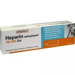 HEPARIN-RATIOPHARM 180,000 I.U. gél, 100 g