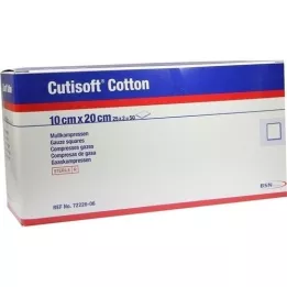 CUTISOFT Pamut Compr.10x20 cm ster.8x, 25X2 St