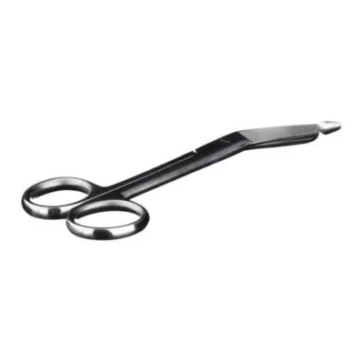 LISTERSCHERE 14,5 cm-es térdhajlított rozsdamentes, 1 db