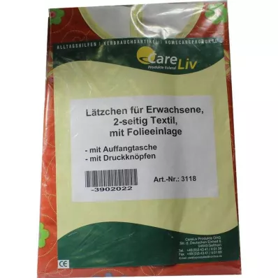 LÄTZCHEN Hosszabbítás zsebbel, 2 oldalú tex., fol. nyomógombokkal, 1 db