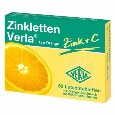 ZINKLETTEN Verla narancsos cukorkák, 50 db