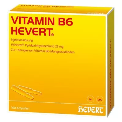 VITAMIN B6 HEVERT Ampullák, 100X2 ml