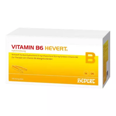 VITAMIN B6 HEVERT Ampullák, 100X2 ml