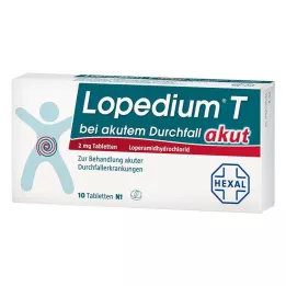 LOPEDIUM T acute akut hasmenés elleni tabletta, 10 db