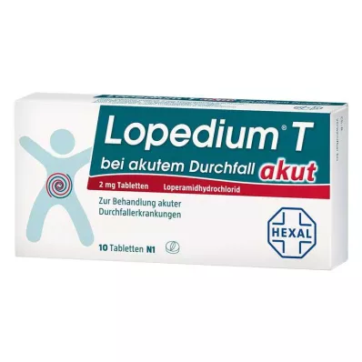 Lopedium T acute akut hasmenésre tabletta, 10 db Lopedium T acute akut hasmenésre tabletta, 10 db