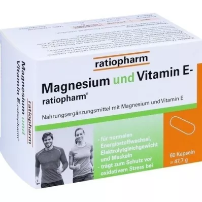 MAGNESIUM UND VITAMIN E-ratiopharm kapszula, 60 db