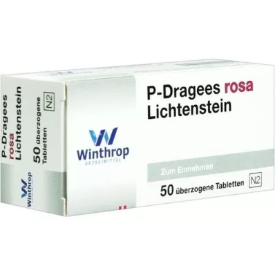 P DRAGEES rózsaszín, 50 db