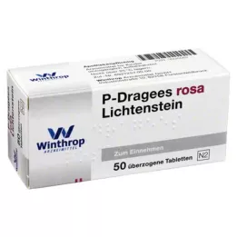 P DRAGEES rózsaszín, 50 db