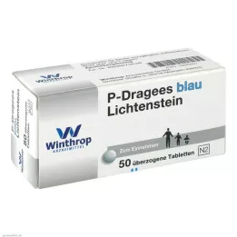 P DRAGEES kék, 50 db