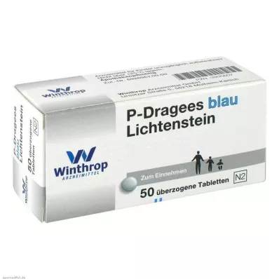 P DRAGEES kék, 50 db