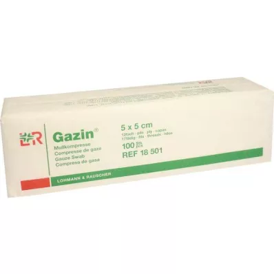 GAZIN Géz komp.5x5 cm nem steril 12x Op, 100 db GAZIN Géz komp.5x5 cm nem steril 12x Op, 100 db