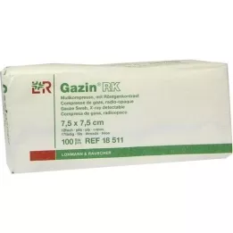 GAZIN 7,5x7,5 cm-es nem steril géz 12x RK, 100 db