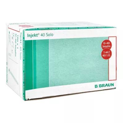 INJEKT Solo inzulinpr.1 ml U40, 100X1 ml