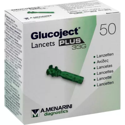 GLUCOJECT Lándzsák PLUS 33 G, 50 db