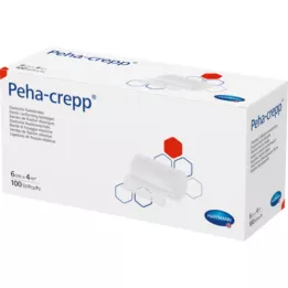 PEHA CREPP Rögzítő kötés 6 cmx4 m comp.verp., 100 db