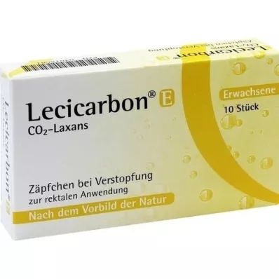 LECICARBON E CO2 Laxans felnőtt kúp, 10 db