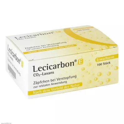 LECICARBON E CO2 Laxans felnőtt kúp, 100 db