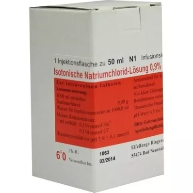 ISOTONISCHE 0,9%-os NaCl-oldat Eifelfango, 50 ml