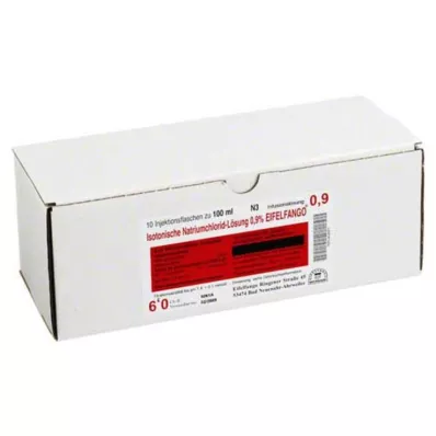 ISOTONISCHE NaCl oldat 0,9%-os Eifelfango, 10X100 ml