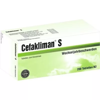 CEFAKLIMAN S tabletta, 200 db