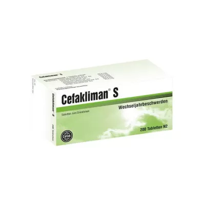 CEFAKLIMAN S tabletta, 200 db