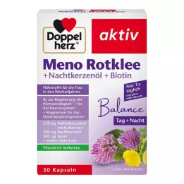 DOPPELHERZ Meno Red Clover+Overnight Primrose Oil+Biotin kapszula, 30 db