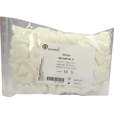 MULLTUPFER FES-TUPF No.9 nem steril 1ply.9x9 cm, 300 db MULLTUPFER FES-TUPF No.9 nem steril 1ply.9x9 cm, 300 db