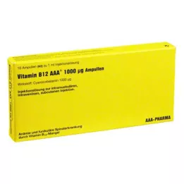 VITAMIN B12 AAA 1000 μg ampullák, 10X1 ml