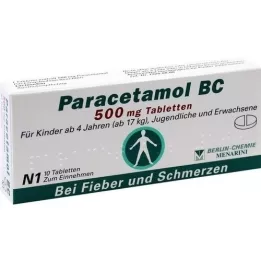 PARACETAMOL BC 500 mg-os tabletta, 10 db