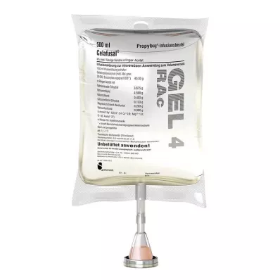 GELAFUSAL PP-Infúziós oldatos tubus, 10X500 ml