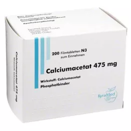 CALCIUMACETAT 475 mg filmtabletta, 200 db