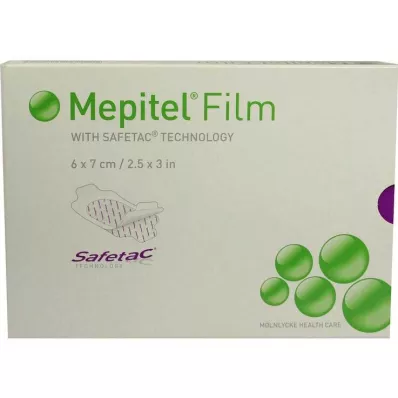 MEPITEL Fóliakötés 6x7 cm, 10 db
