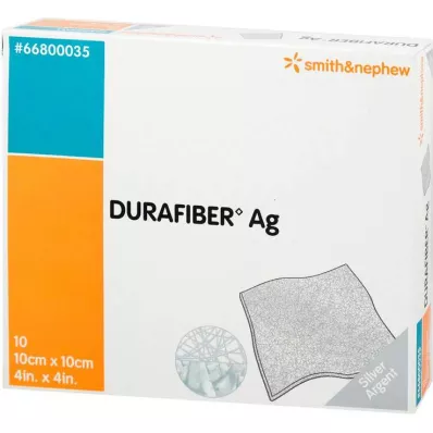 DURAFIBER Ag 10x10 cm-es kötszer, 10 db DURAFIBER Ag 10x10 cm-es kötszer, 10 db