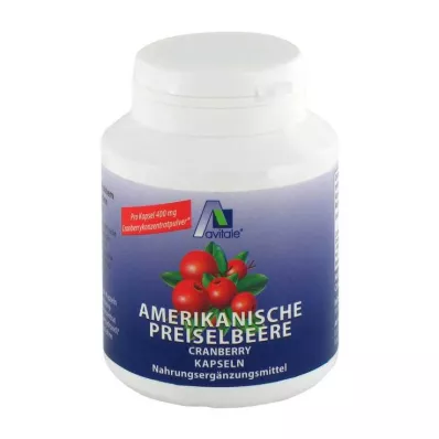 PREISELBEERE Amerikai 400 mg-os kapszula, 100 db