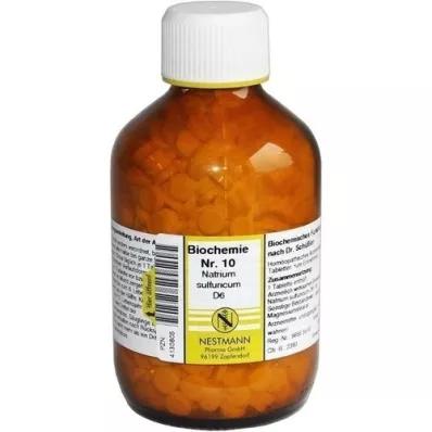 BIOCHEMIE 10 Natrium sulphuricum D 6 tabletta, 1000 db